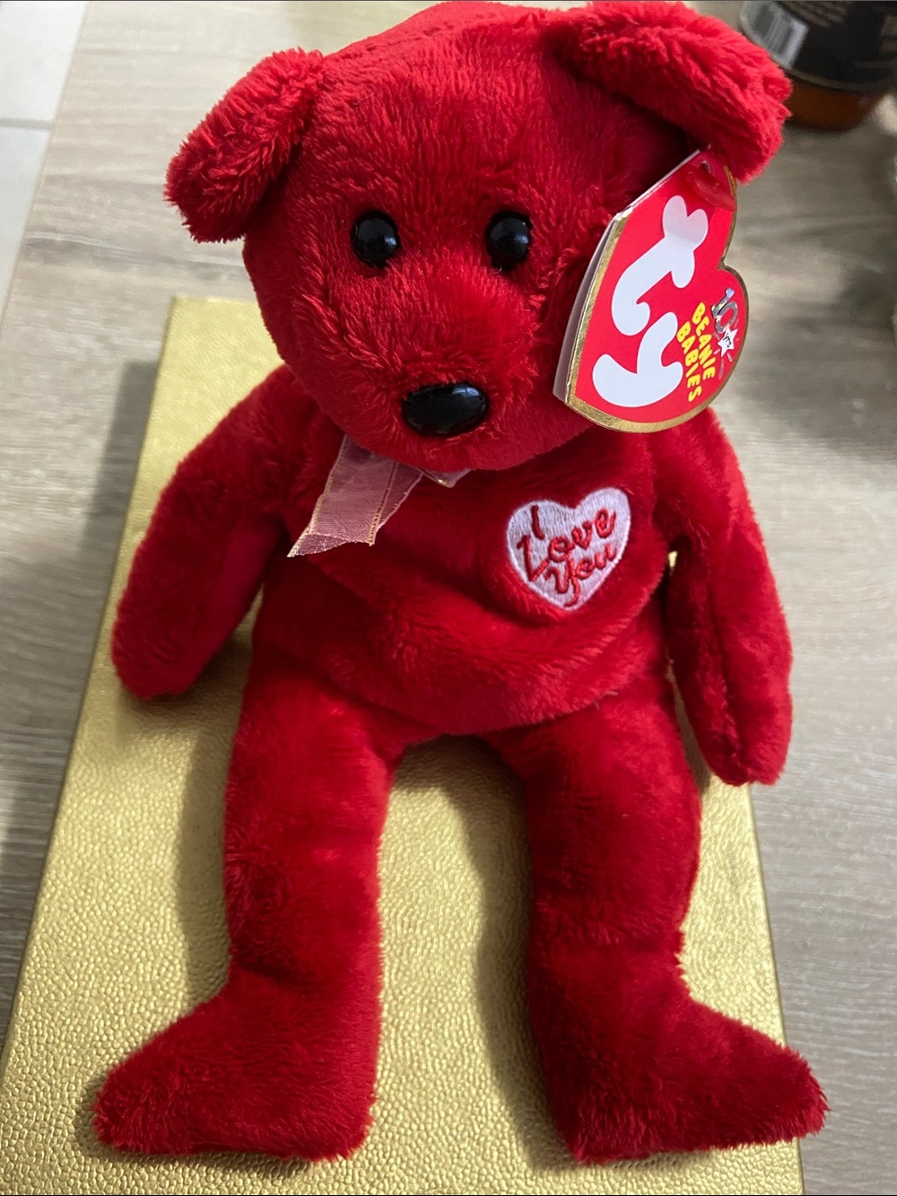 Vintage Ty Beanie Baby Secret Bear DOB January 19, 2003 MWMT